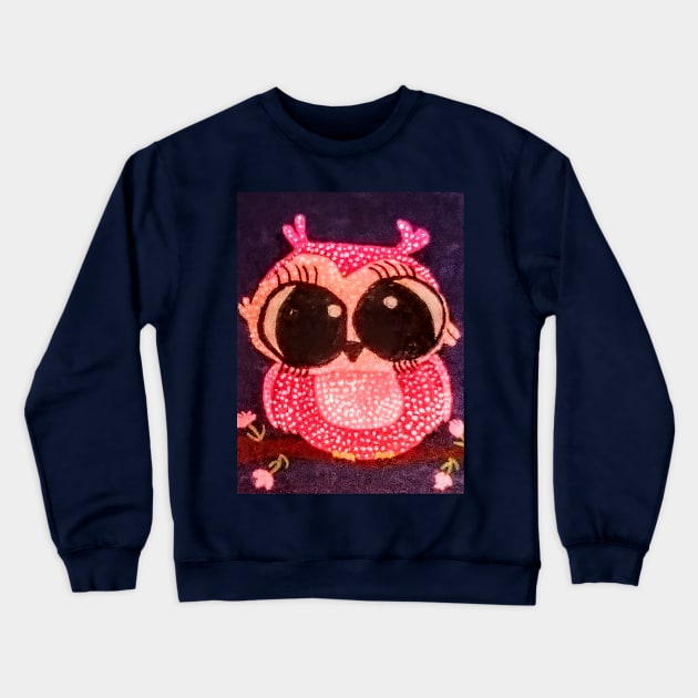 Dottie Crewneck Sweatshirt by Terri's Fun Owls